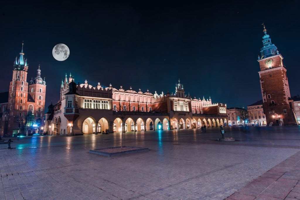 Kraków nocą – atrakcje w pobliżu Rynku Głównego